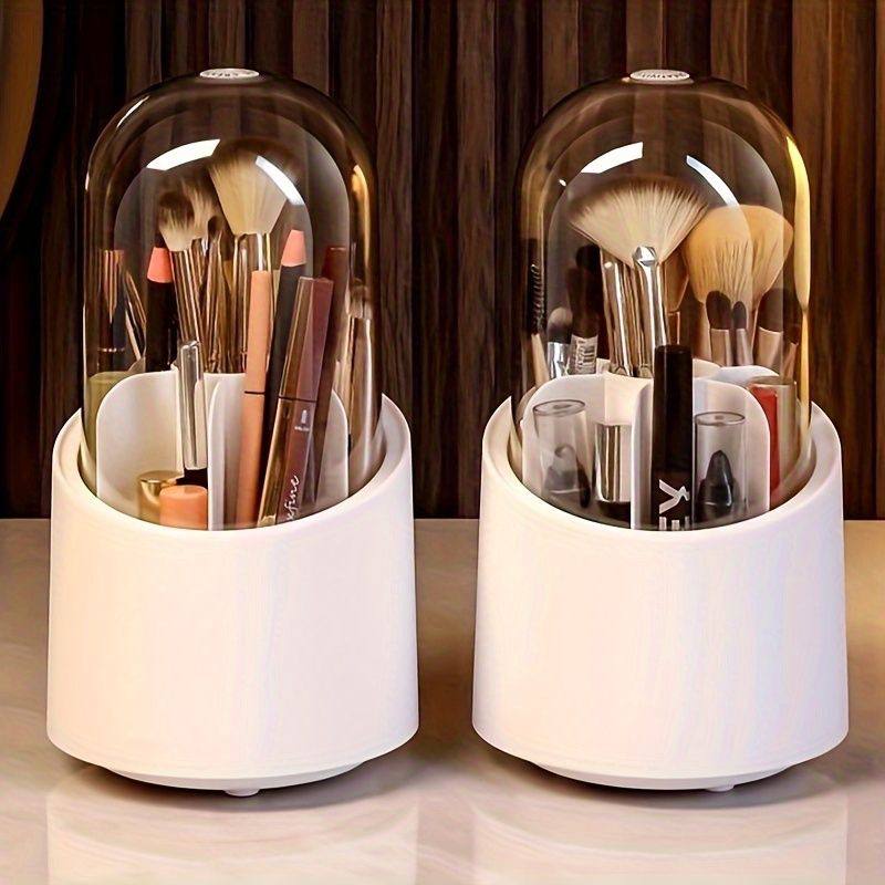 ✨  360° Rotating Makeup Brush Holder